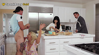 SPANKBANG GOLD - Stacked MILF Sadie Summers Gets Free Used by Stepson's Massive Cock