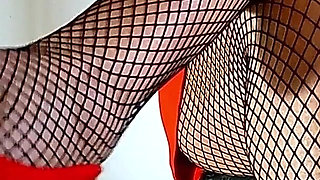 Misss a Catching You with Her Sexy Fishnets 1