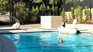 Abigail Mac Live Bikini Pool Party