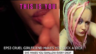 CampSissybois Cruel Girlfriend Commands Dick Sucking and Cum Swallow