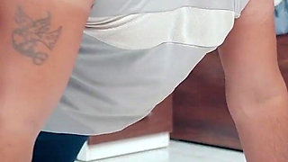 Big Boobs Desi Wife Desperate for the Sex and Seduced by Her Gym Trainer in the Home