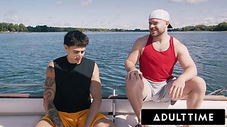 Straight Buddies Marcus McNeil and Angel Elias Transform Disastrous Boat Trip into Rough Outdoor Hardcore