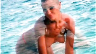 Nice-looking soul mate's fetish video