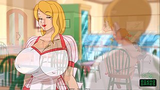 Adult cartoon porn game featuring big boobs and tons of milf action