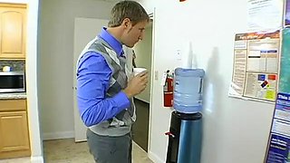 Sex in the bathroom: Blowjob, Doggy  Cowgirl Porn