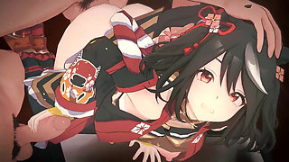 Uma Musume - Kitasan Black Gangbang Sex - 3D Hentai Animations