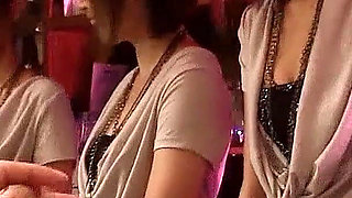 Uncensored Japan group sex with skinny teens at party