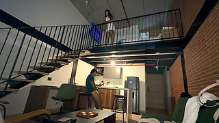 My Stepsister Catches Me Doing Something in Secret… and It All Ends in the Kitchen