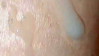 Horny Pink-haired Granny Fingers Wet Pussy to Screaming Orgasm