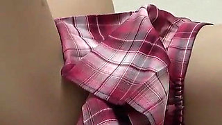 Hairy Pussy Student Uniform Girl's Room, Serious Girl with Nice Body and Natural Boobs in Girls' Dormitory in Japan