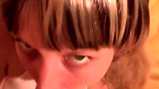Girl Sucks, Swallows - Amateur Blowjob Video