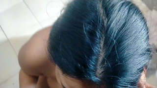 Step Uncle Surprises Step Niece in Bathroom - Steamy Blowjob & Hard Fuck