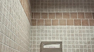 Big Beauty Nurse Vicki Dances and Strips in the Bathroom!