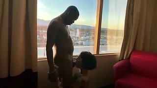 Hot Amateur Sex in Hotel - Genevieve Sinn Deep Throat & Bareback Fun