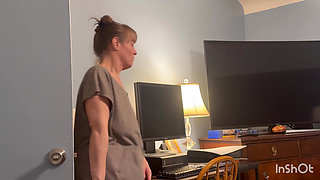 She Sucks His Fat Meat and Gags on His Huge Cum Load!