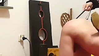 Curvy Dominatrix Teases Naked Stud with Kinky Anal Toy