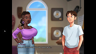 Brunette teacher rewards me with sex