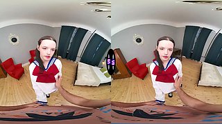 Horny girlfriend surprises him with insane outfit and aggressive pound - teenmegaworld