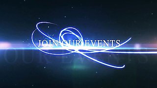 Dainty bimbo's gloryholes action
