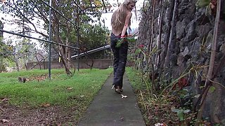 Horniest Amateur Blonde Teen caught masturbating on Webcam