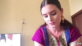 Alyssa Quinn - Indian Escort Girl Fucked Real Hard In Hotel Room (dripping Creampie)