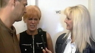 German Lady in Black Stockings Got Her Holes Hardcore Fucked