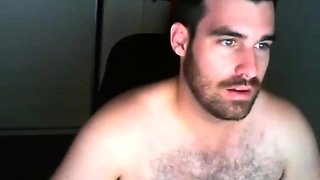 Amateur Daddy Hunk Strokes His Big Cock