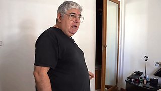 Stepfather mocked My stepdaughter's boyfriend takes her secretly behind the curtain