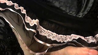 Multiple Orgasms: Amateur Crossdresser Cums Hard