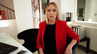 ANGEL BLONDE POV OFFICE