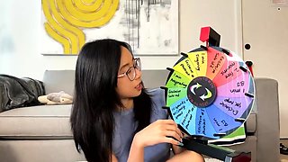 Small titted teen amateur rides dong and she loves it