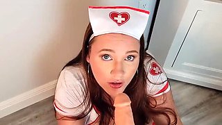 Big Tits Nurse Annabelle Milks Your Cock Until You Explode