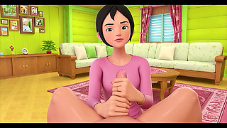 kak Ros, love huge erect penis