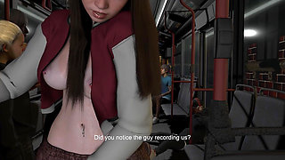 Asian Girl Bus Ride Sex