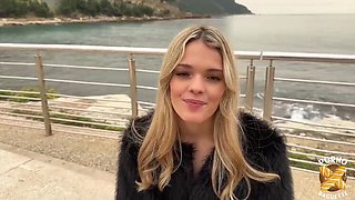 Jade J'adore Blonde Teen Loves Huge Cock Blowjob Threesome Casting