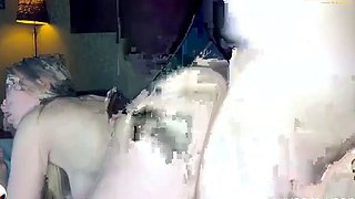 Horny slut get load of cum on ass after hard anal pounding l