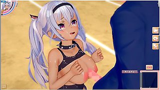 [hentai Game Koikatsu! ]have Sex With Big Tits Vtuber Matsukai Mao.3dcg Erotic Anime Video