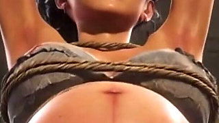 18 Year Old Indian Pregnant Girl Tied in Bondage - Begging for More Cum Inside Her