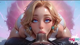 Big Tits Blonde BBW MILF Riding BBC Compilation - Hot Anime Hentai 3D Sex Trailer