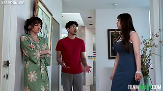 Lexi Luna vs Lana Small in Stepmom vs Girlfriend Breeding Frenzy Pt 3