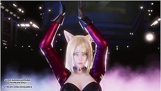 K-pop inspired hentai dance with unrestrained pleasure