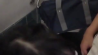 High College Girls Footage of Sex in the Restroom 3-1