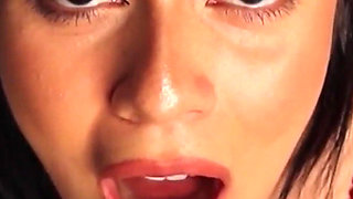 A Very Horny Girl Is Masturbating with a Large Dildo