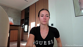 POV: You're Obsessed with My Feet While I Do Housework