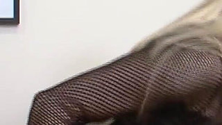 Blindfolded Wives Scene-4 busty Blonde MILF in Lingerie Brittany Bardot Fucks a Big Cock Blindfolded