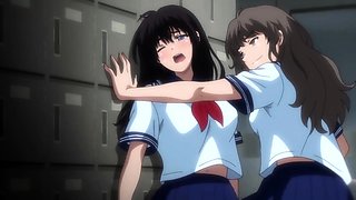 Hentai chick enjoys anal sex at the gym