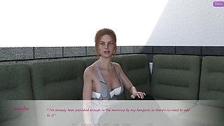 Stepbrother's Wife Bella Reveals Panties Under T-Shirt - Hot Homemade Cheating Scene