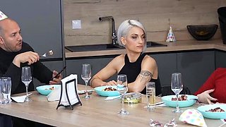 A Greek mom and daughter xmas party