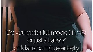 She Created A Second Ass With Belly Inflation, Blowing Her Belly To The Max