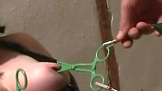 Dominating humiliating hand in pussy threesome
